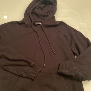 Fashion nova men’s size small black hoodie sweatshirt